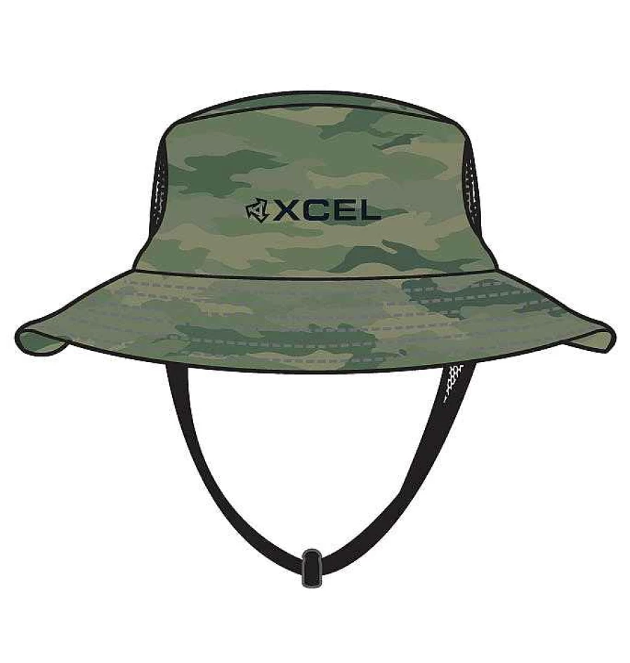 Xcel Men's Essential Camo Waterproof Hat - Outdoor Camouflage Cap for Fishing & Hunting