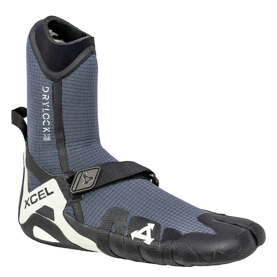 Xcel Men's Drylock Split Toe Boot 3mm Neoprene Dive Boots for Water Sports