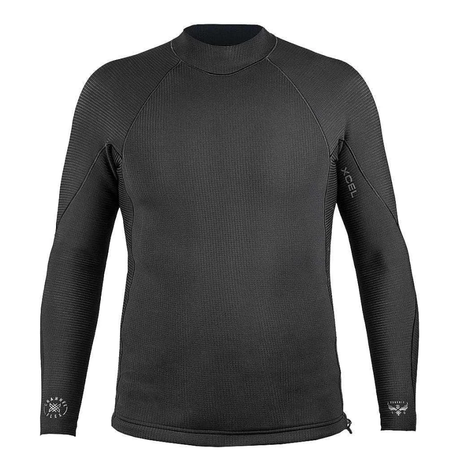 Xcel Men's Black Phoenix 1mm Long Sleeve Jacket