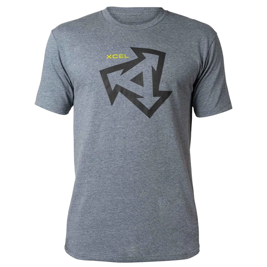 Xcel Men's Icon Logo Short Sleeve T-Shirt - Casual Cotton Tee for Men