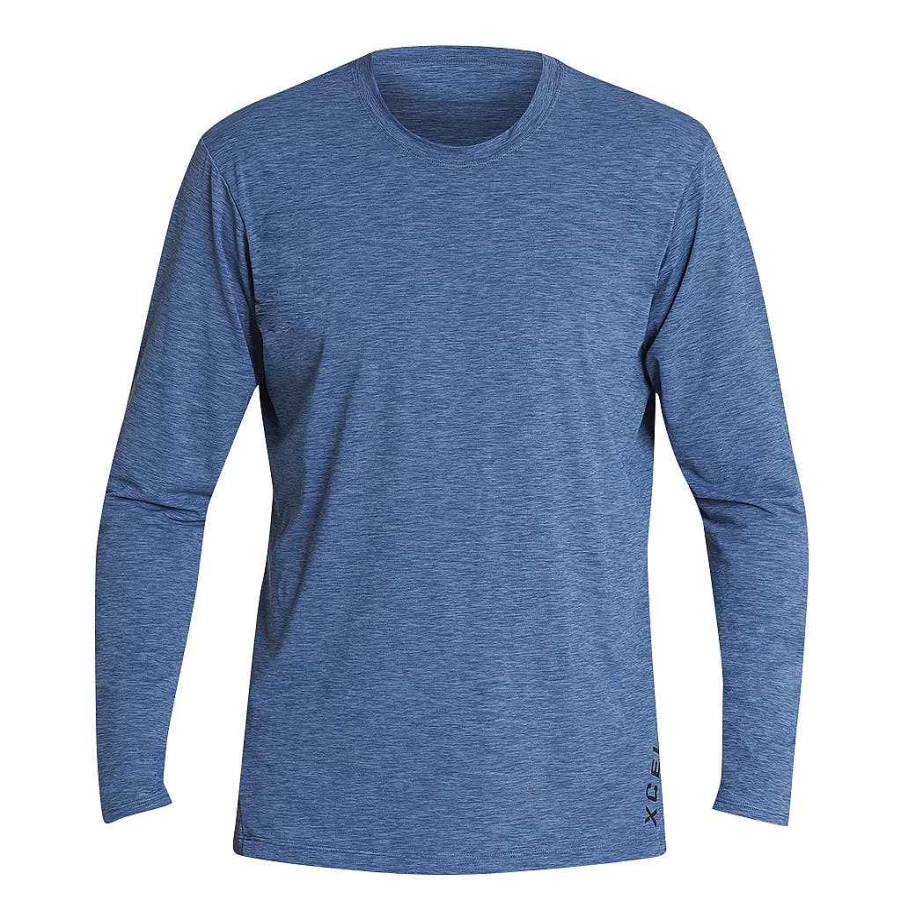 Xcel Men's Heathered VentX Solid Long Sleeve UV Protection Shirt