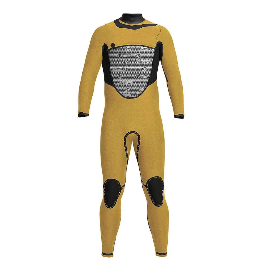 Xcel Men's Black 4/3mm Drylock Hooded Full Wetsuit for Cold Water Surfing
