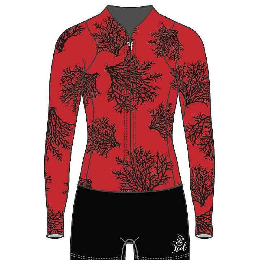 Xcel Youth Girls 2mm Long Sleeve Front Zip Springsuit - Ocean Ramsey Inspired Wetsuit