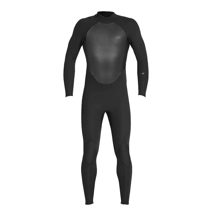 Xcel Men's Axis X 4/3mm Black Full Wetsuit with Back Zip