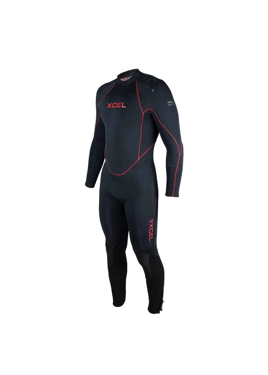 Xcel Men's 7/6mm Thermoflex Dive Wetsuit - Black