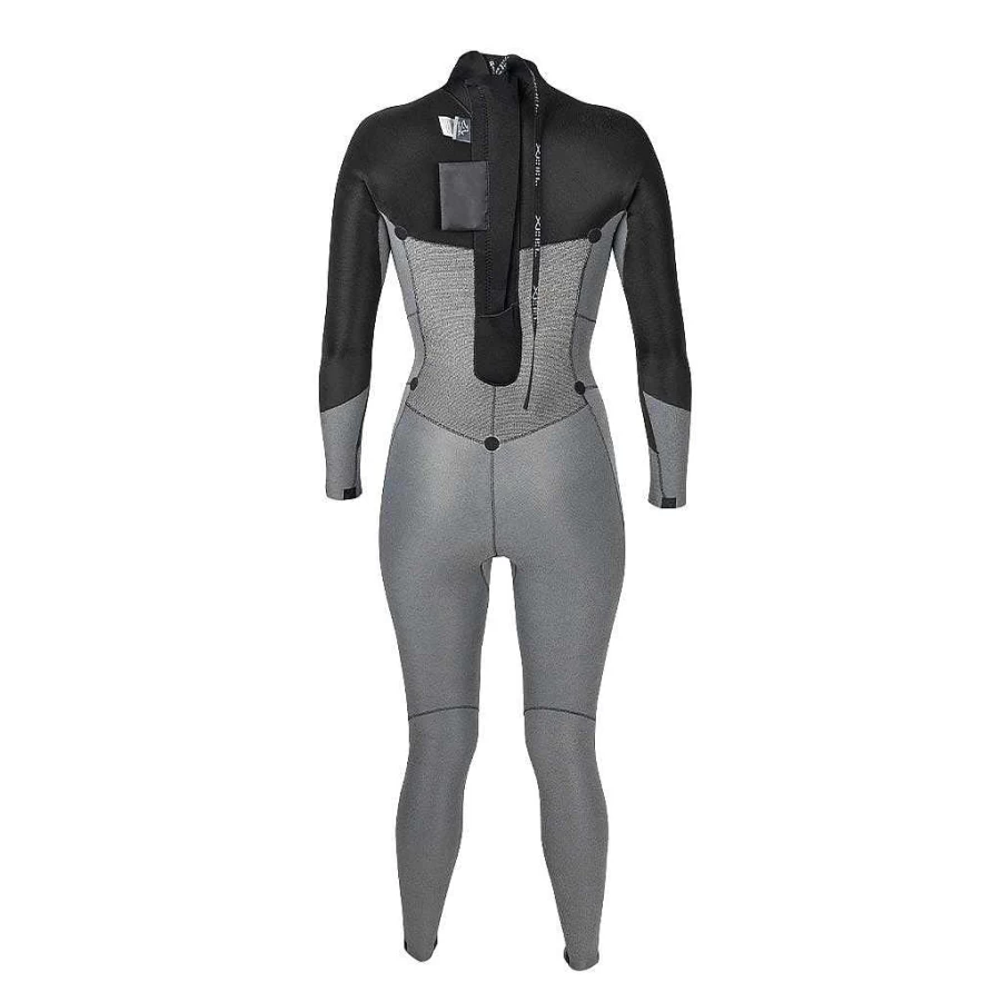 Xcel Women's Black/Whale Shark 4/3mm Back Zip Full Wetsuit - Ocean Ramsey Series