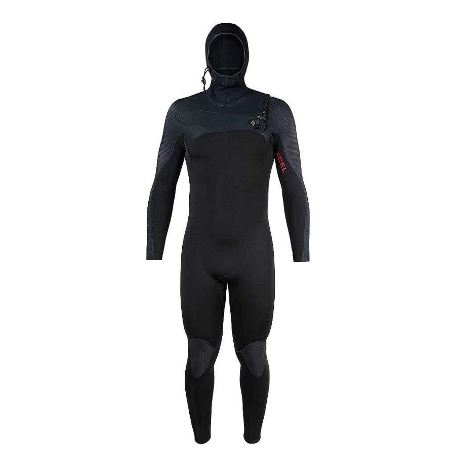 Xcel Men's Black Phoenix 3mm Full Wetsuit for Diving and Surfing
