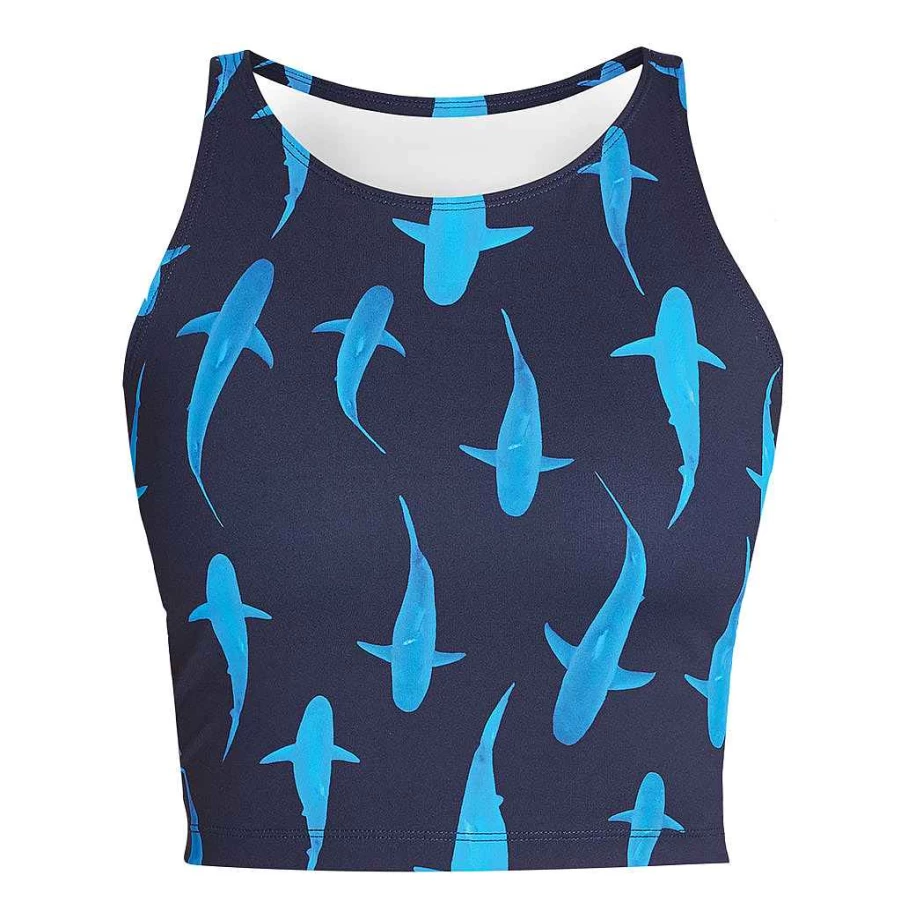 Xcel Women's UV Protection 8Oz Crop Tank Top - Ocean Ramsey Inspired Surfwear