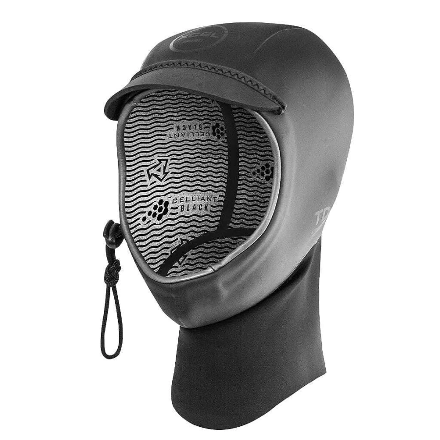 Xcel Men's 3mm Drylock Hood - Black Neoprene Scuba Diving Wetsuit Top