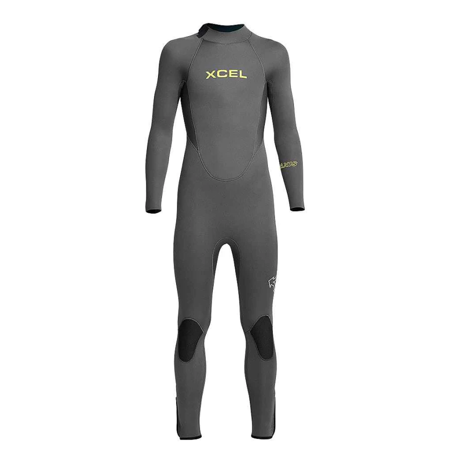 Youth Xcel Axis Graphite Back Zip 5/4mm Full Wetsuit for Kids