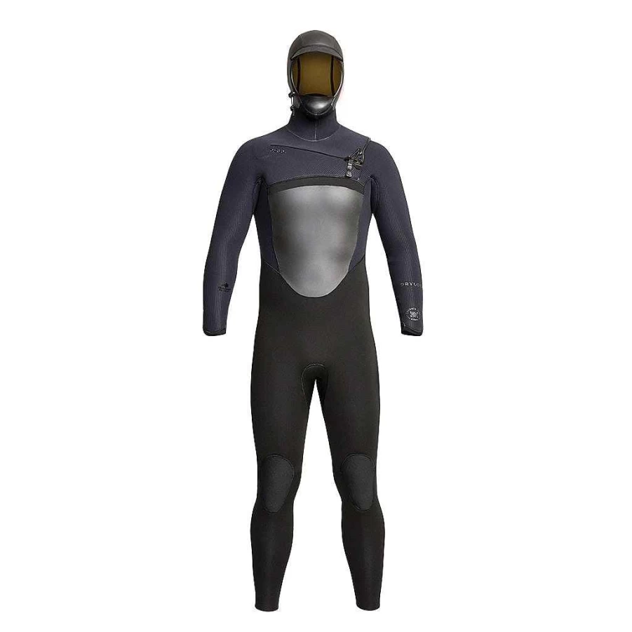 Xcel Men's Black 5/6mm Drylock Hooded Full Wetsuit for Cold Water Diving