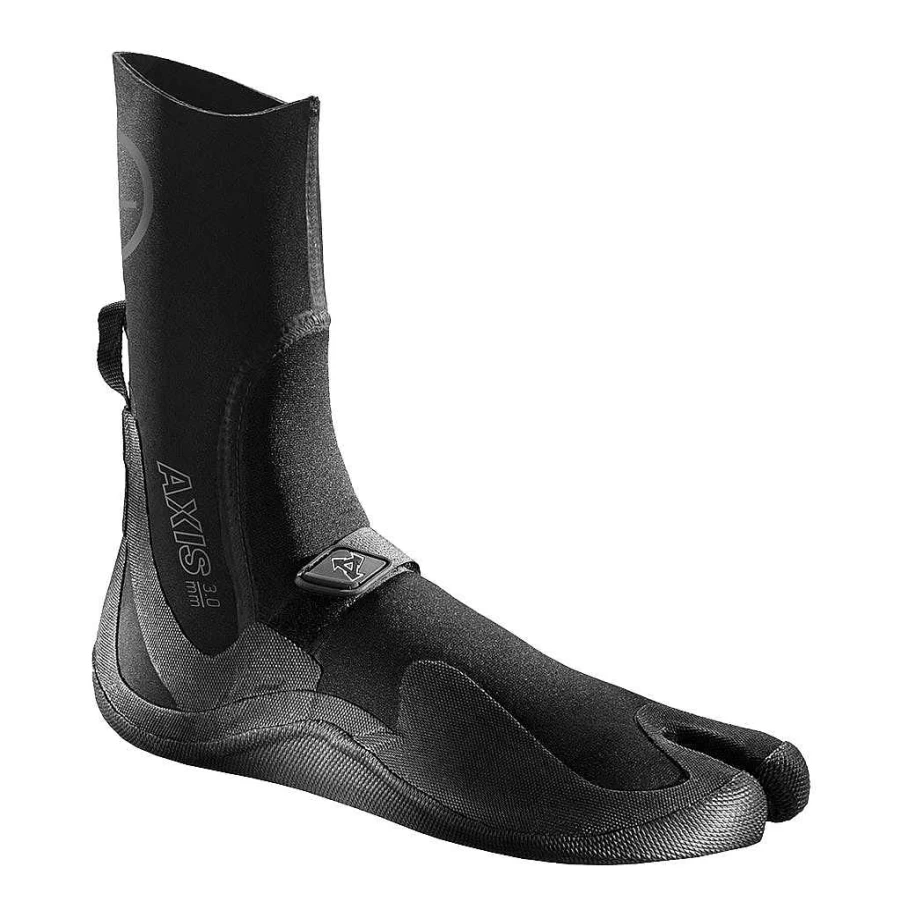 Xcel Men's Black Axis Split Toe Boots 3mm Neoprene Work Boots for Outdoor Safety