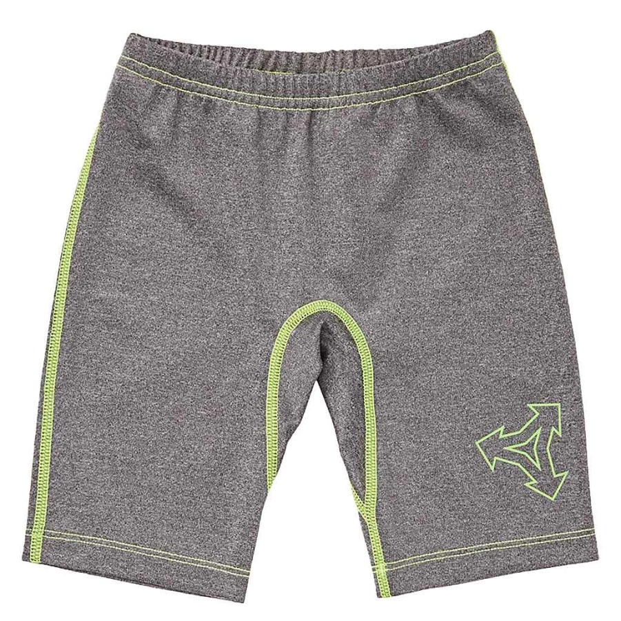 "Xcel Youth Premium Stretch Unisex Short UV Protection - Deep Grey-Silver"
