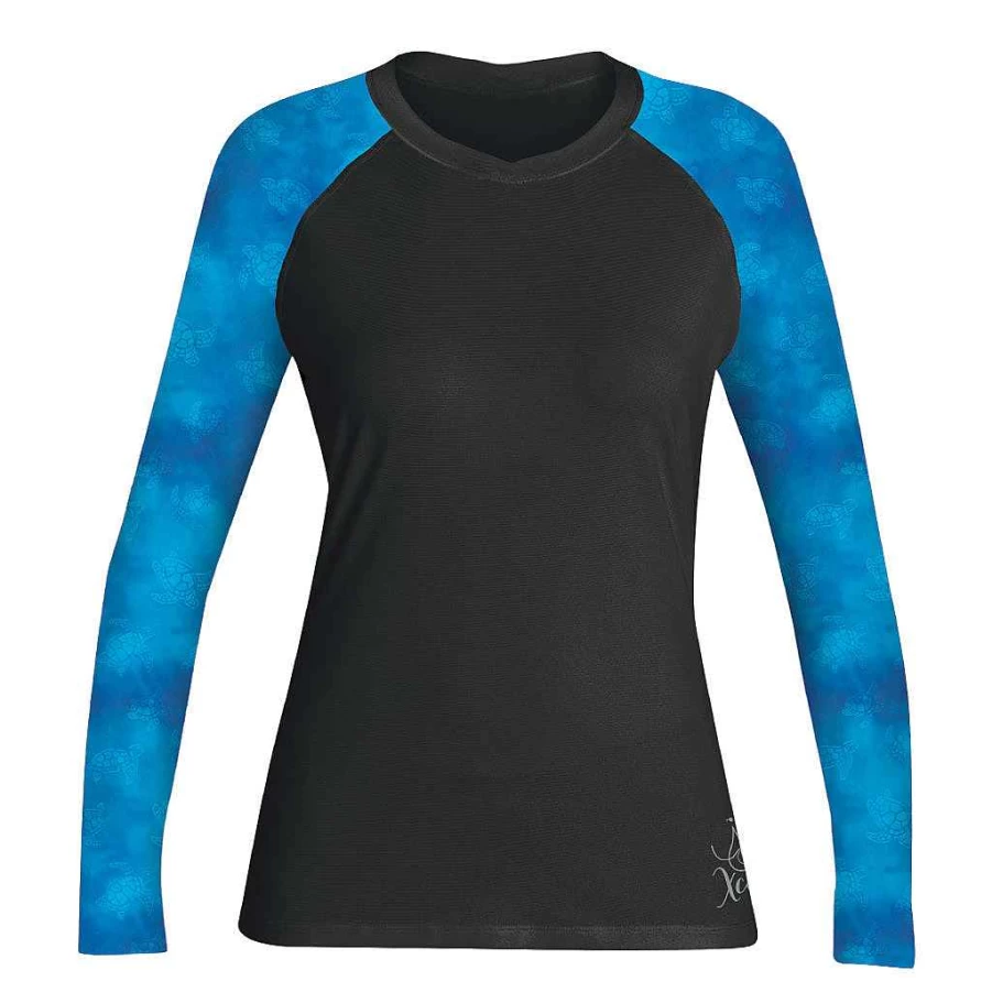 Women's Xcel UV Protection Long Sleeve Rash Guard Top - Ocean Ramsey Inspired Surf Shirt