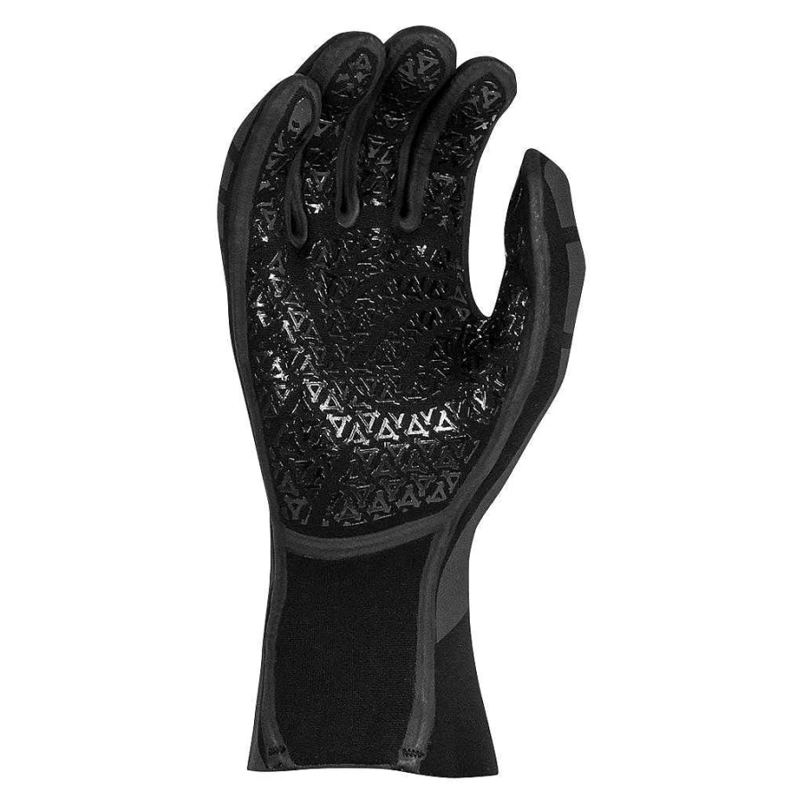 Xcel Men's Black 3mm Infiniti Five Finger Glove for Water Sports