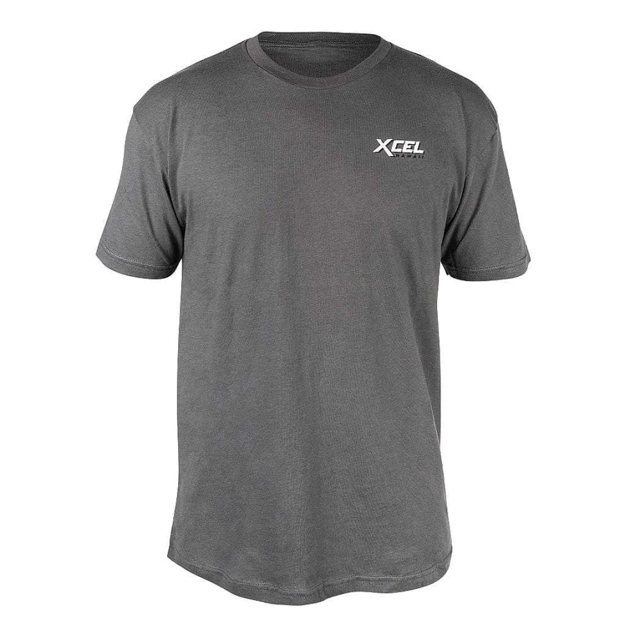 Men's Xcel Retro Short Sleeve T-Shirt in Heavy Metal Color - OG Style Tee