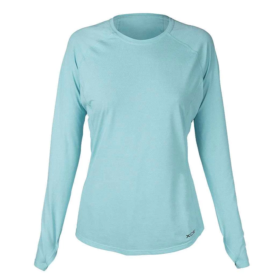 "Xcel Women's Heather VentX Long Sleeve Relaxed Fit UV Protection Shirt"