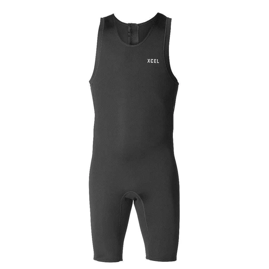 Xcel Men's Axis 2mm Black Short John Springsuit Wetsuit for Diving & Surfing