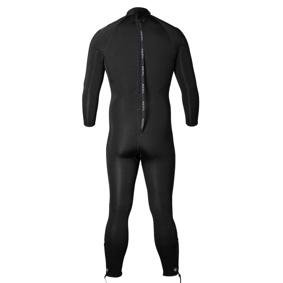 Xcel Men's 7/6mm Military Thermoflex Fullsuit Wetsuit - Black With Stealth Logos