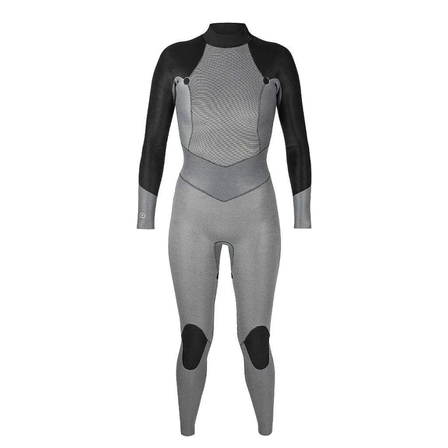 Xcel Women's Axis 5/4mm Back Zip Full Wetsuit - Black/Black Flower