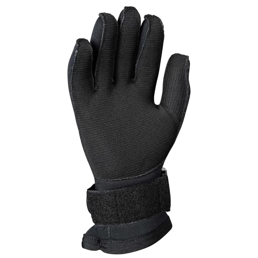 Xcel Men's 3/2mm Military Thermoflex Dive Gloves - Black With Stealth Logos for Cold Water Protection