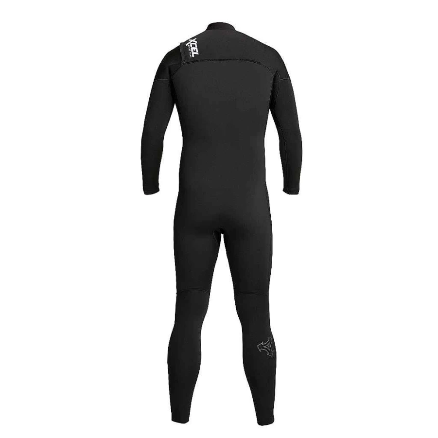 Xcel Men's 4/3mm Black Full Wetsuit - Comp Series for Cold Water Surfing