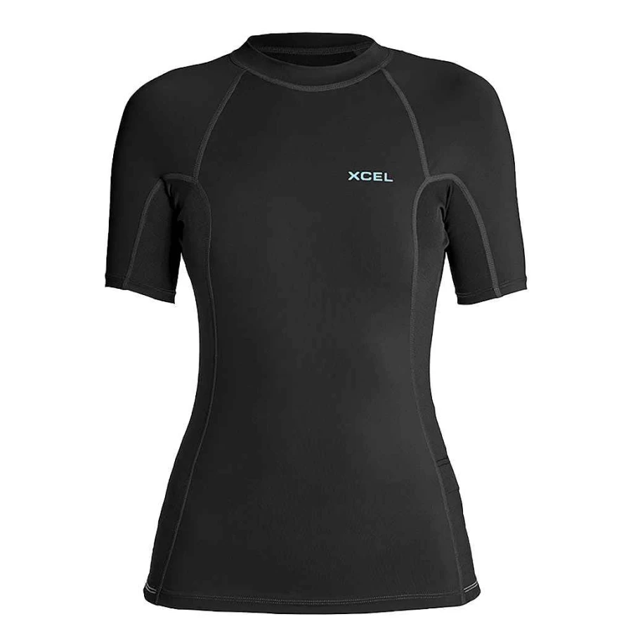 "Xcel Women's UV Protection Stretch Short Sleeve Performance Top – Premium Athletic Fit"