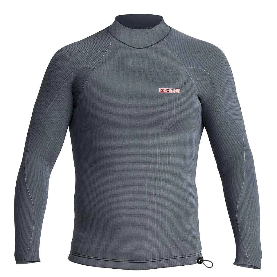 Xcel Men's Infiniti 2mm Long Sleeve Wetsuit Jacket in Gunmetal for Scuba Diving & Water Sports