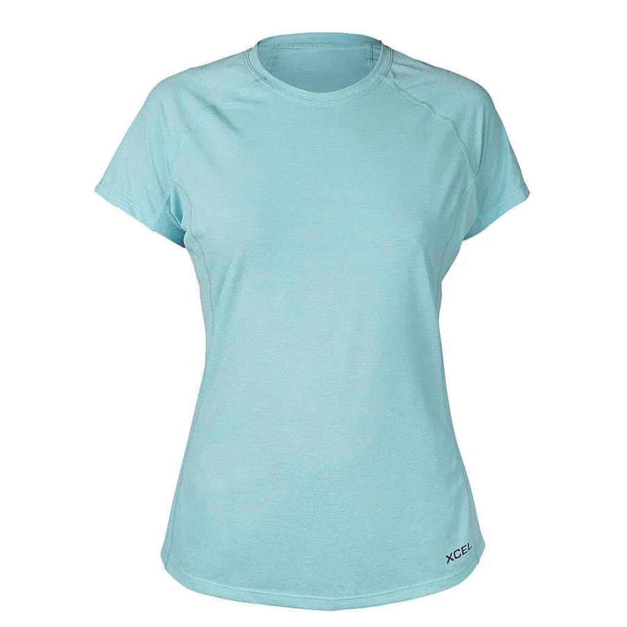 "Xcel Women's Heather VentX Short Sleeve UV Protection Relaxed Fit T-Shirt"