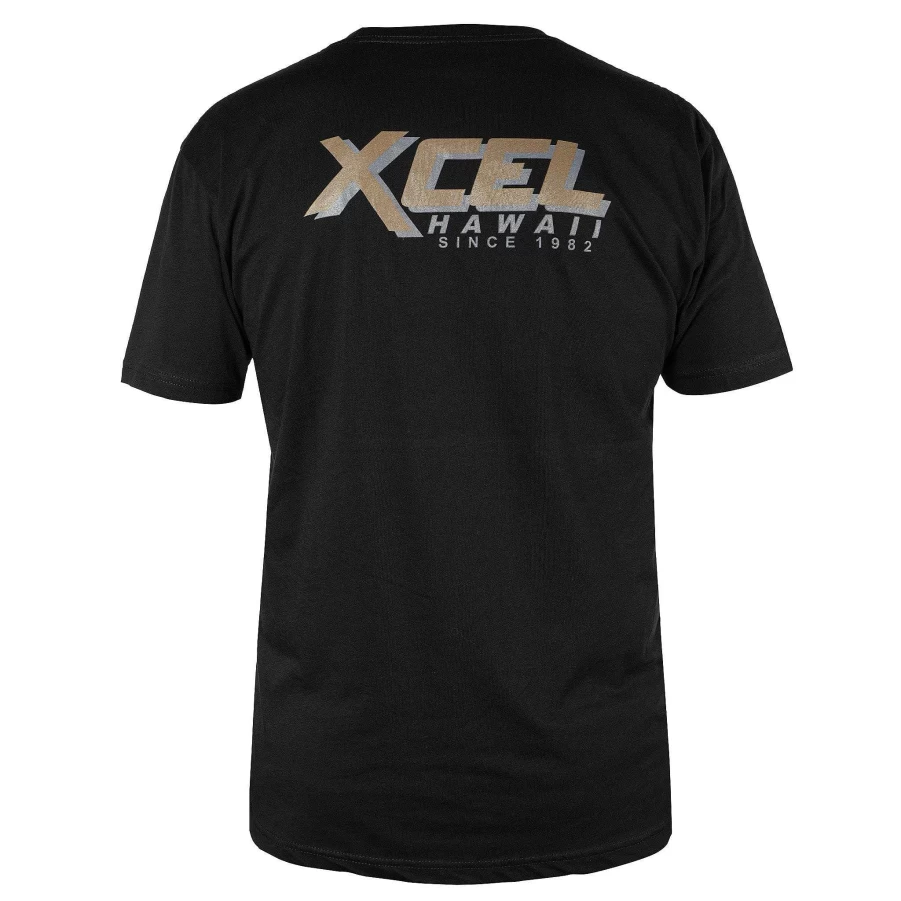 Xcel Men's Vintage Retro Short Sleeve T-Shirt Casual Comfort Fit Tee