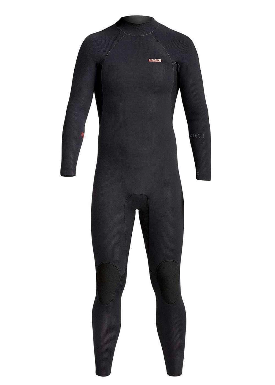 Xcel Men's Infiniti Ltd 3/2mm Black Full Wetsuit with Back Zip