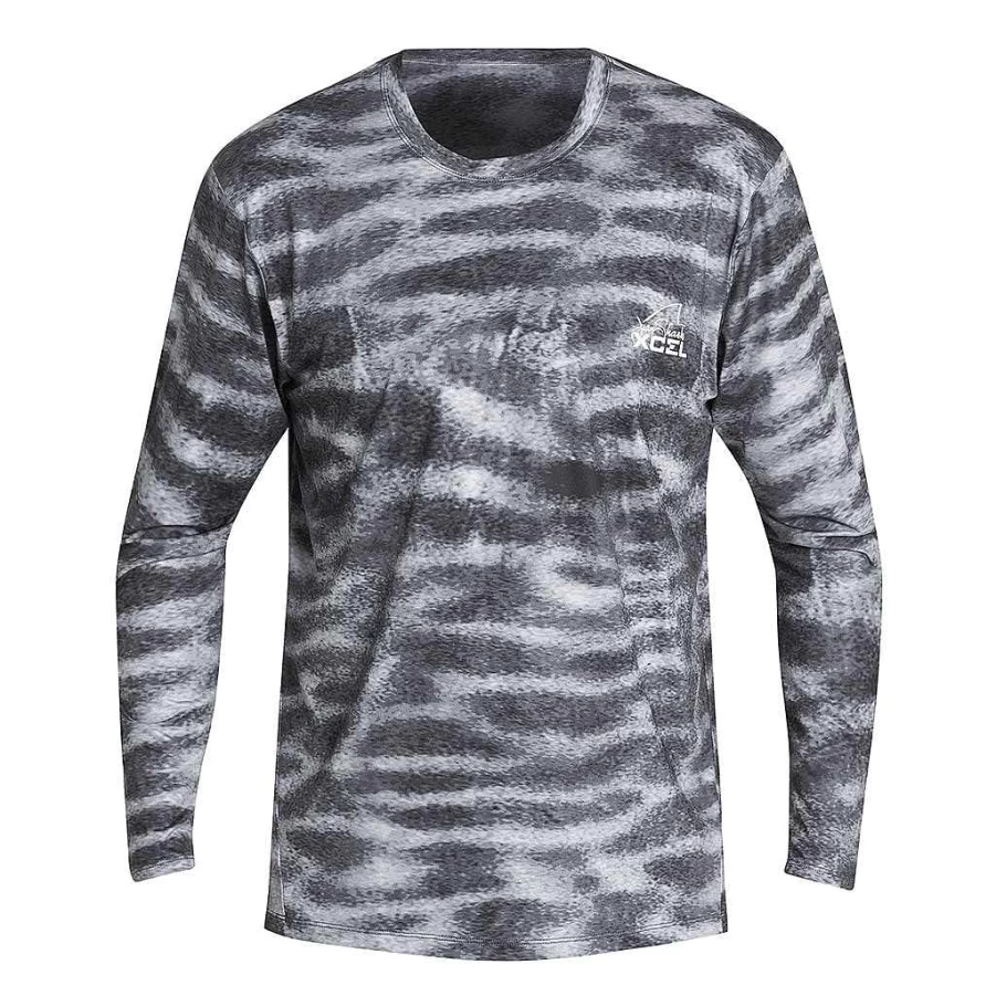 Xcel Men's Tiger Shark VentX Long Sleeve UV Protection Water-Inspired Shirt