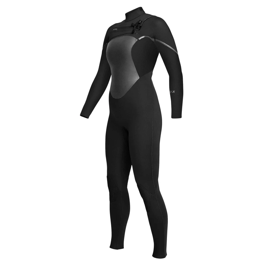 Xcel Women's Black Axis X 4/3mm Front Zip Full Wetsuit for Surfing & Diving