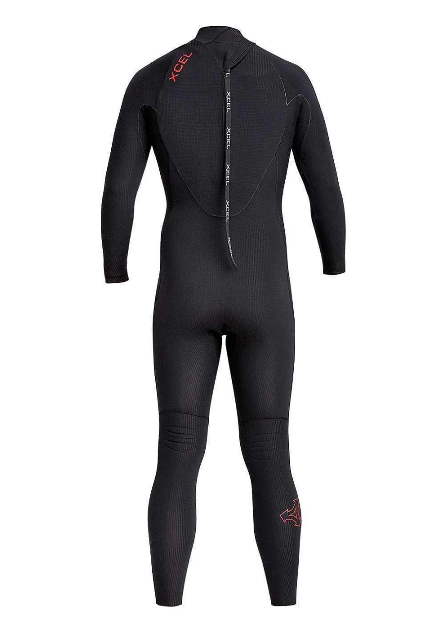 Xcel Men's Infiniti Ltd 3/2mm Black Full Wetsuit with Back Zip