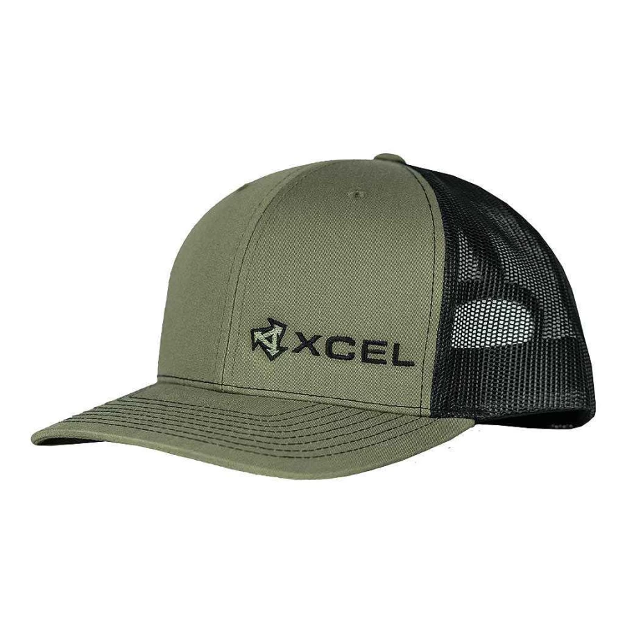 Xcel Men's Loden/Black Lock Up Hat - Outdoor Performance Cap