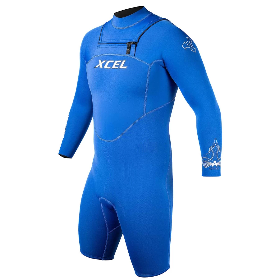 Xcel Men's Royal Blue 2mm Spring Wetsuit - Archy's Garage Long Sleeve