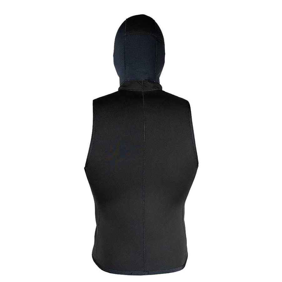 Xcel Men's 4mm Thermoflex Hooded Dive Vest with 3mm Neoprene Jacket - Black