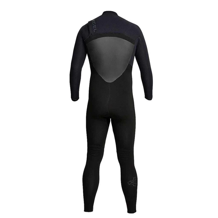 Xcel Men's Black 4/3mm Drylock Full Wetsuit for Cold Water Surfing