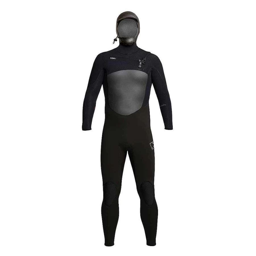 Xcel Men's Black Infiniti 5/4mm Full Wetsuit with Hood