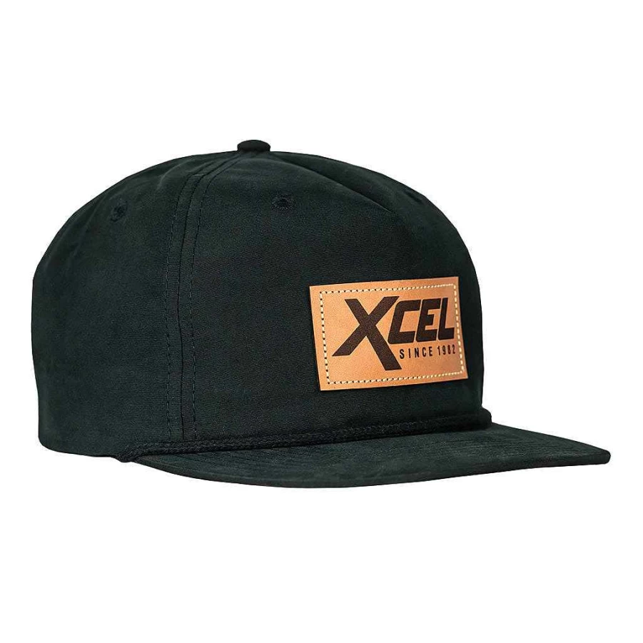 Xcel Men's Retro Black Hat - Vintage Style Baseball Cap for Men