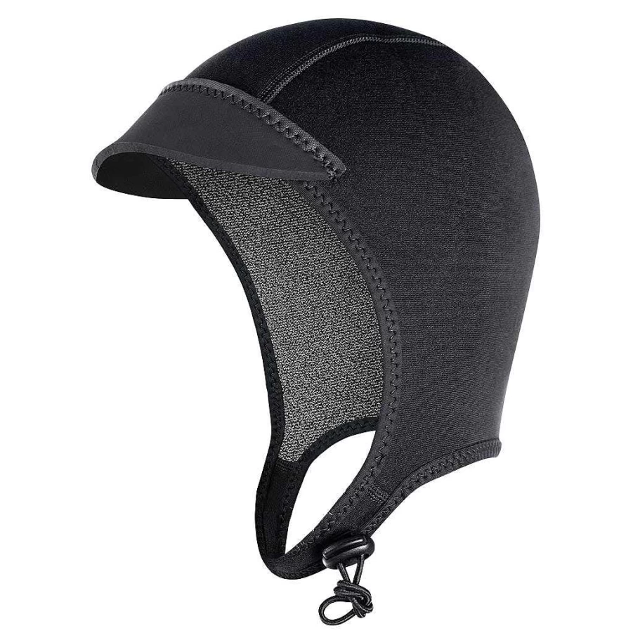 Xcel Men's Black Axis Cap with 2mm Bill