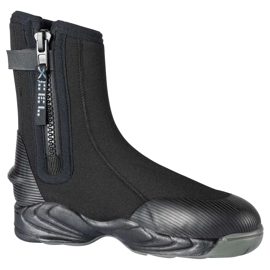 Xcel Men's Black Thermoflex 7mm Molded Sole Dive Boots for Scuba Diving