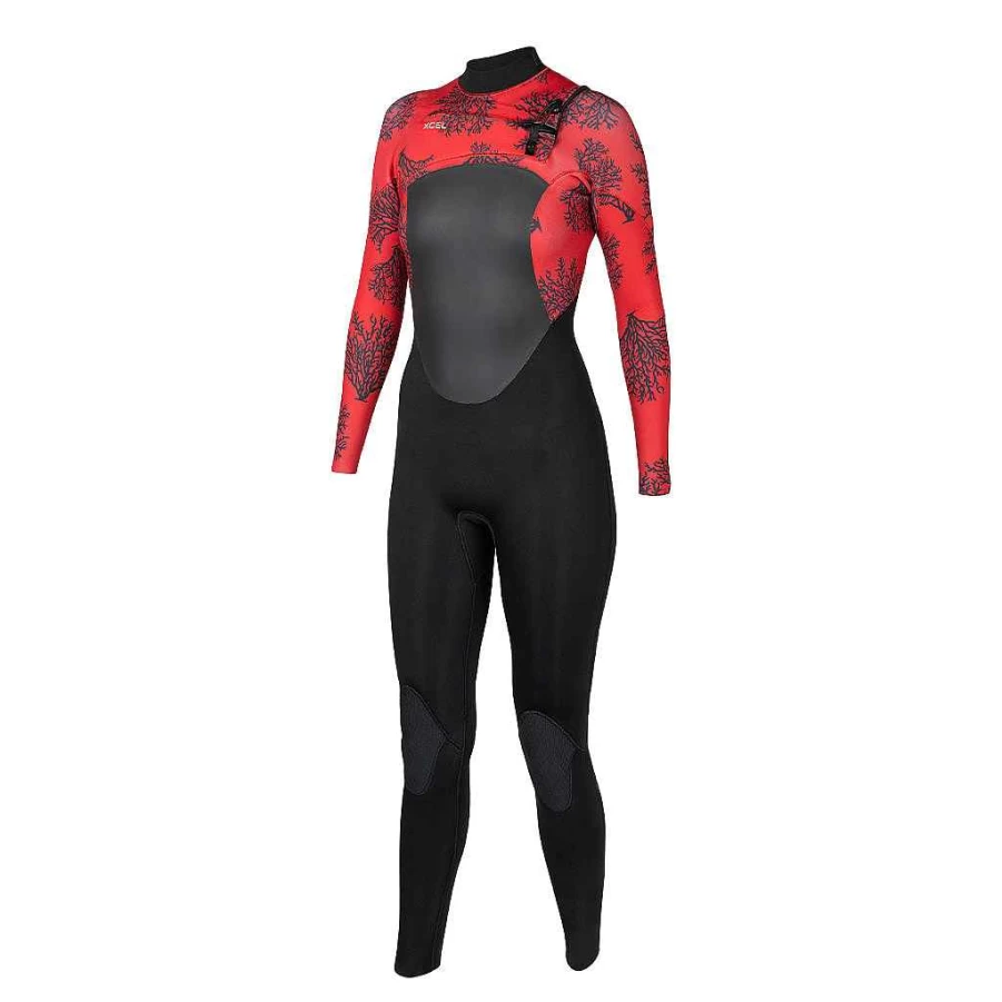 Women's Xcel Axis X 4/3mm Front Zip Full Wetsuit - Ocean Ramsey Edition