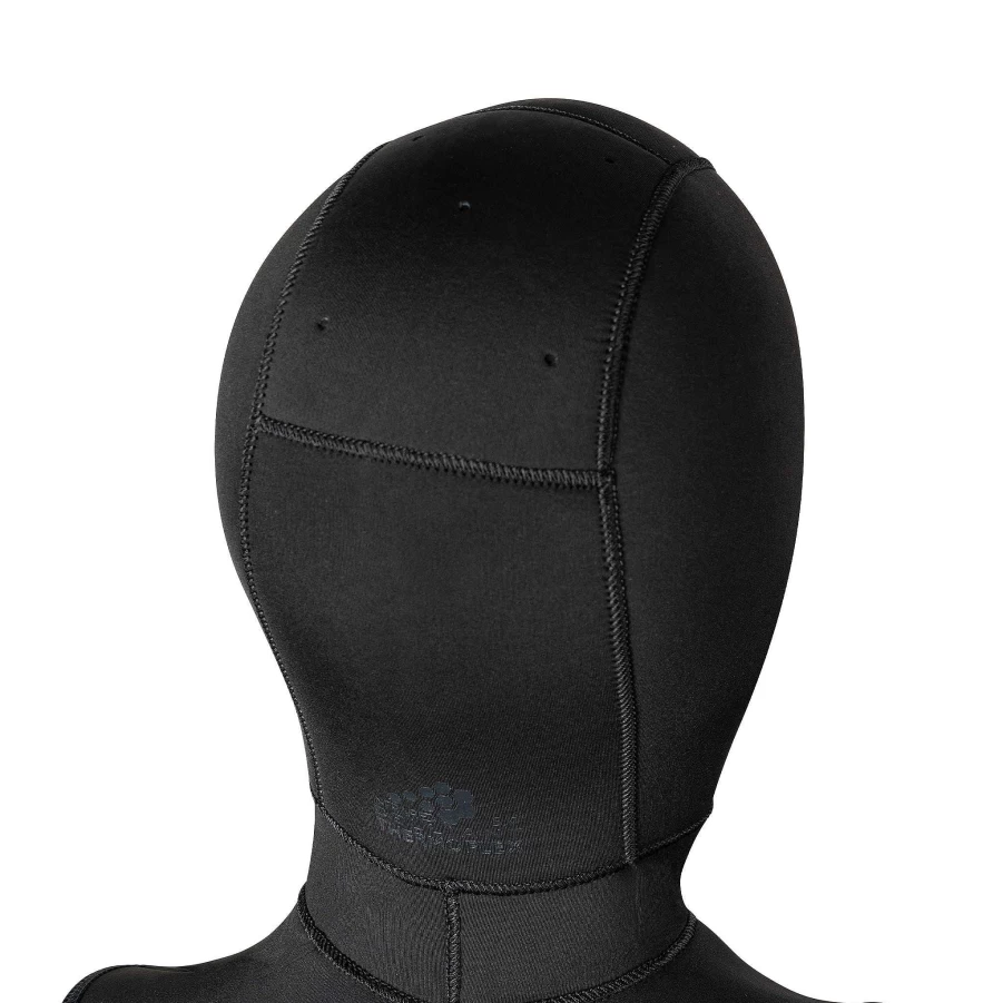 Xcel Men's 4/3mm Military Thermoflex Dive Hood with Bib - Black With Stealth Logos