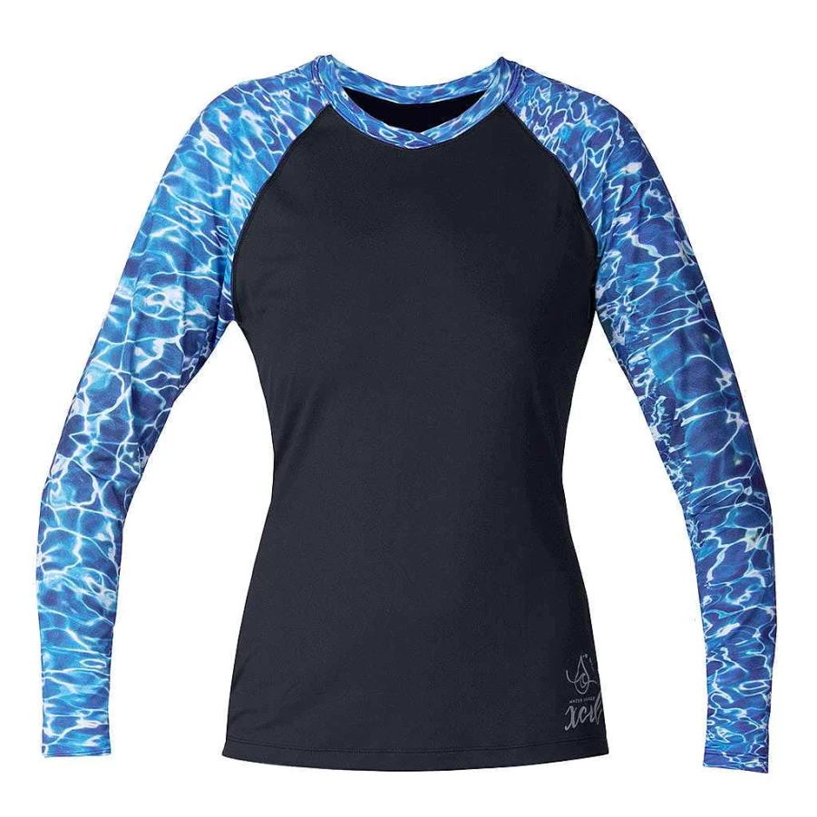 Xcel Women's UV Protection Long Sleeve Surf Shirt - Ocean Ramsey Inspired VentX Relaxed Fit Sun Top