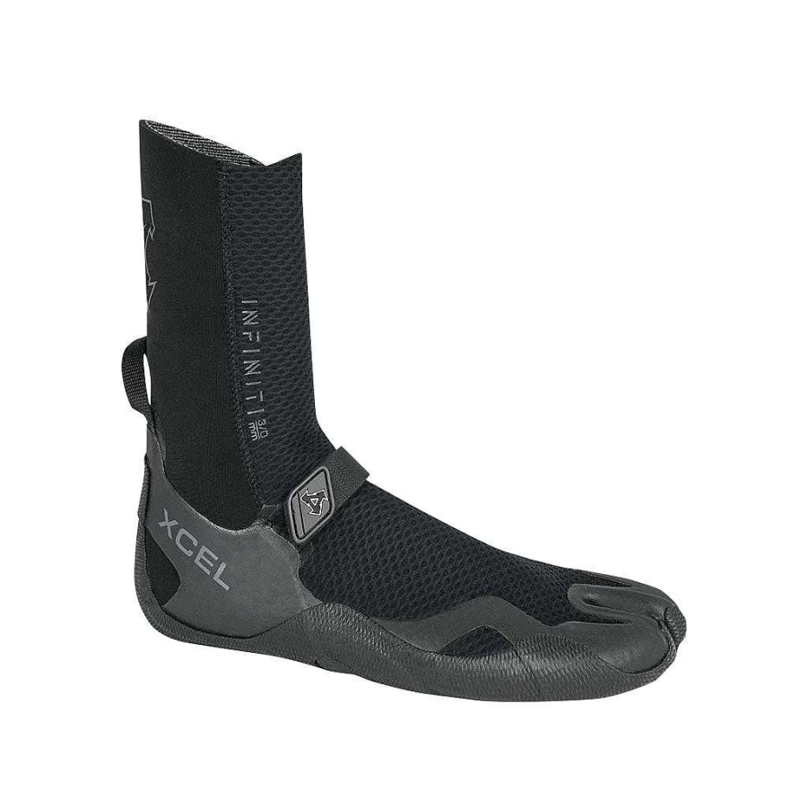 Xcel Women's Black Infiniti Split Toe Boot 3mm Neoprene Waterproof Dive Boots